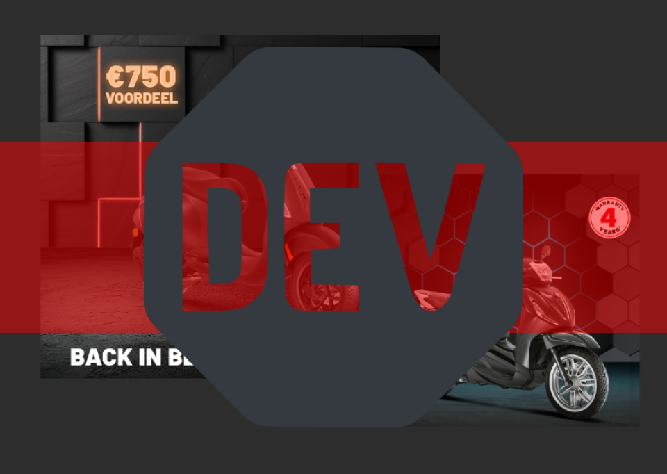 Piaggio/Vespa Back in Black Friday Acties - Tot 750.- Voordeel!