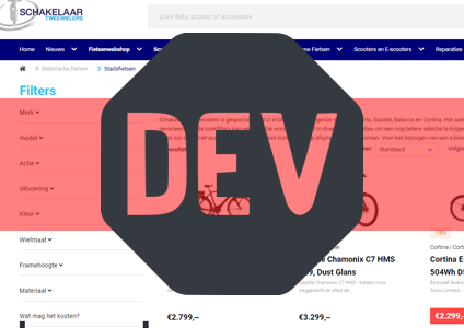 Site Update: Bekijk actuele winkelvoorraad